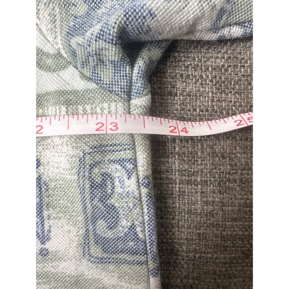 Field & Stream Mens XL Green Blue Patterned Polo Shirt Palm Trees Casual Cruise - Picture 5 of 6